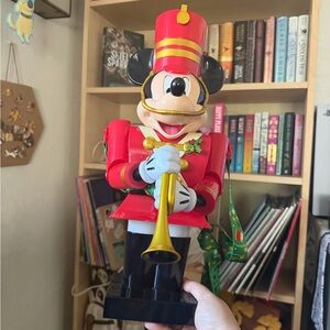 Disney Mickey Mouse in Red and Gold Nutcracker